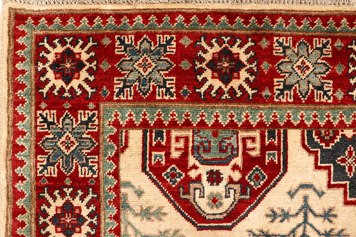 Bisque Kazak 4' 11 x 6' 7 - No. 68140 - ALRUG Rug Store