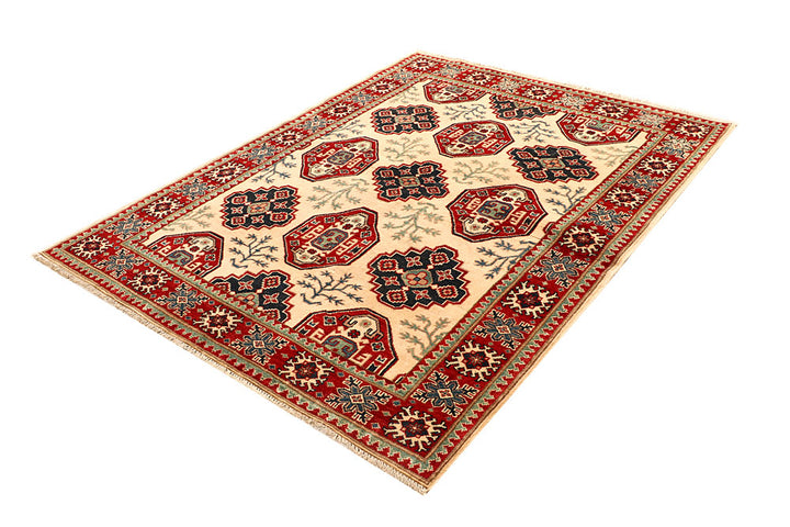 Bisque Kazak 4' 11 x 6' 7 - No. 68140 - ALRUG Rug Store