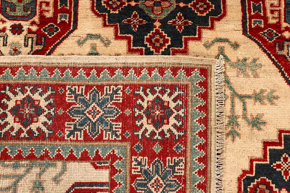 Bisque Kazak 4' 11 x 6' 7 - No. 68140 - ALRUG Rug Store