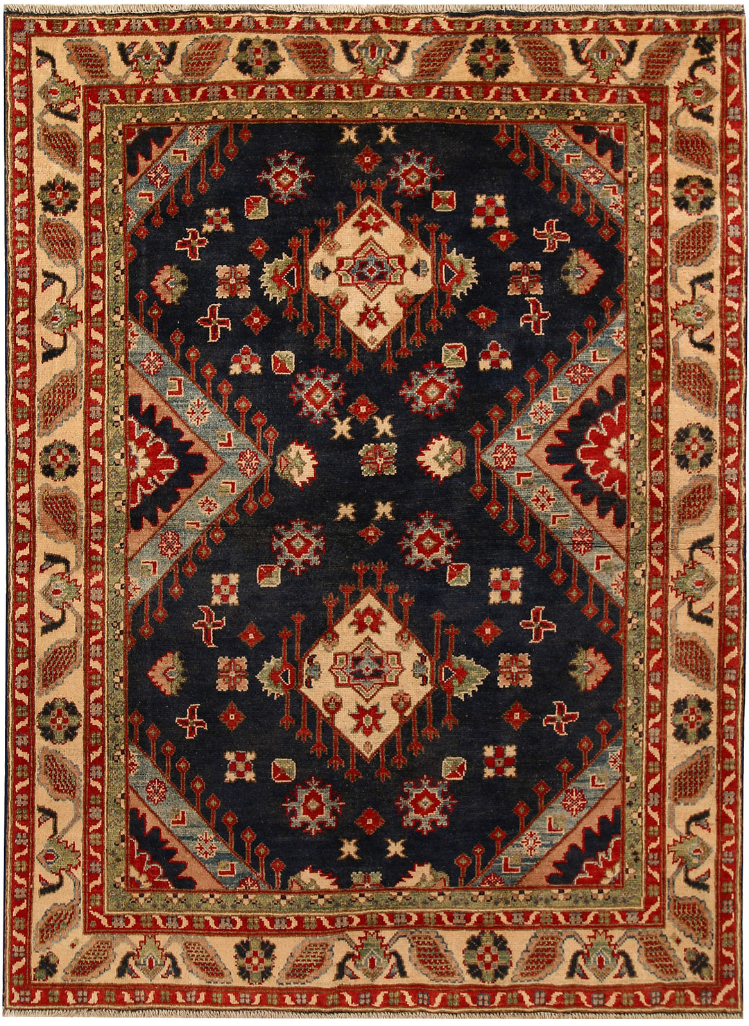 Indigo Kazak 4' 10 x 6' 8 - No. 68141 - ALRUG Rug Store