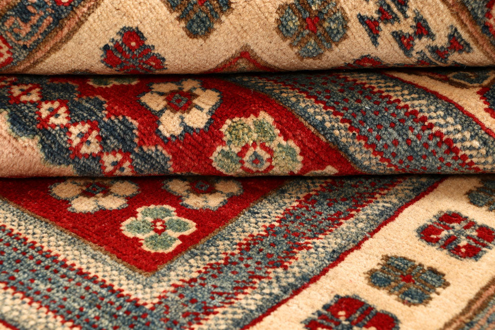 Bisque Kazak 4' 11 x 6' 9 - No. 68142 - ALRUG Rug Store