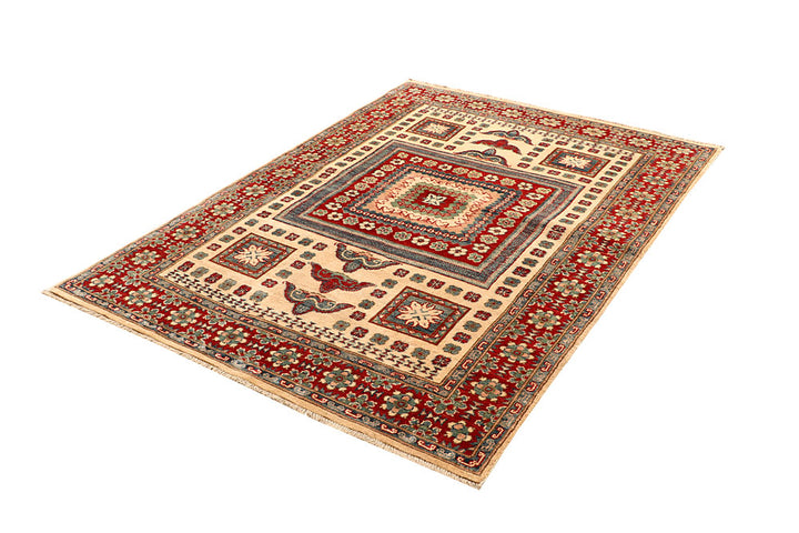 Bisque Kazak 4' 11 x 6' 9 - No. 68142 - ALRUG Rug Store