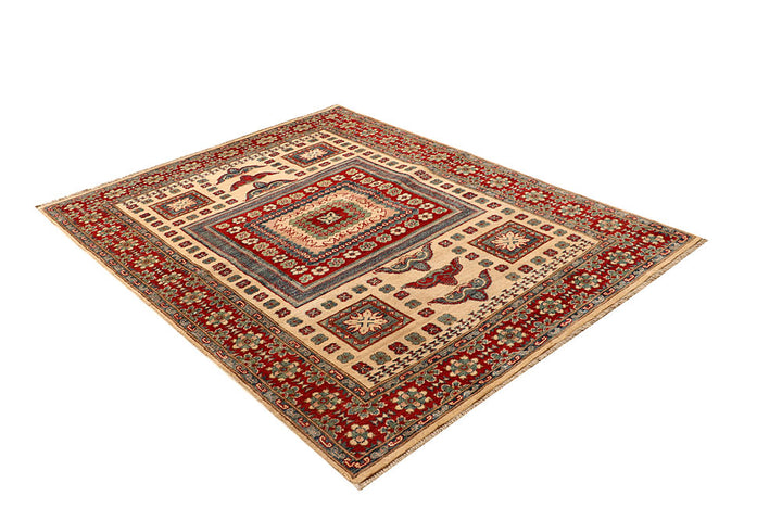 Bisque Kazak 4' 11 x 6' 9 - No. 68142 - ALRUG Rug Store