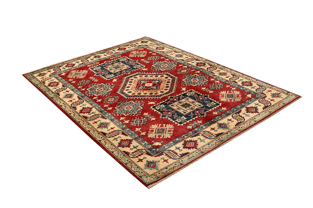 Firebrick Kazak 5' x 6' 8 - No. 68143 - ALRUG Rug Store