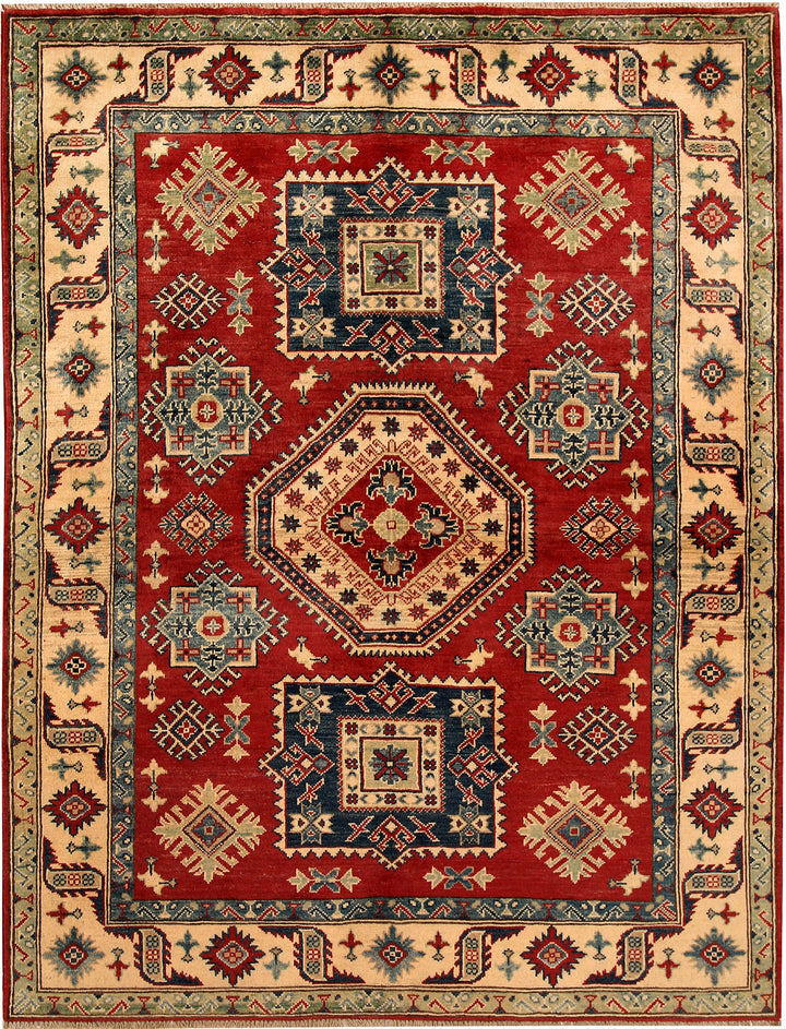 Firebrick Kazak 5' x 6' 8 - No. 68143 - ALRUG Rug Store