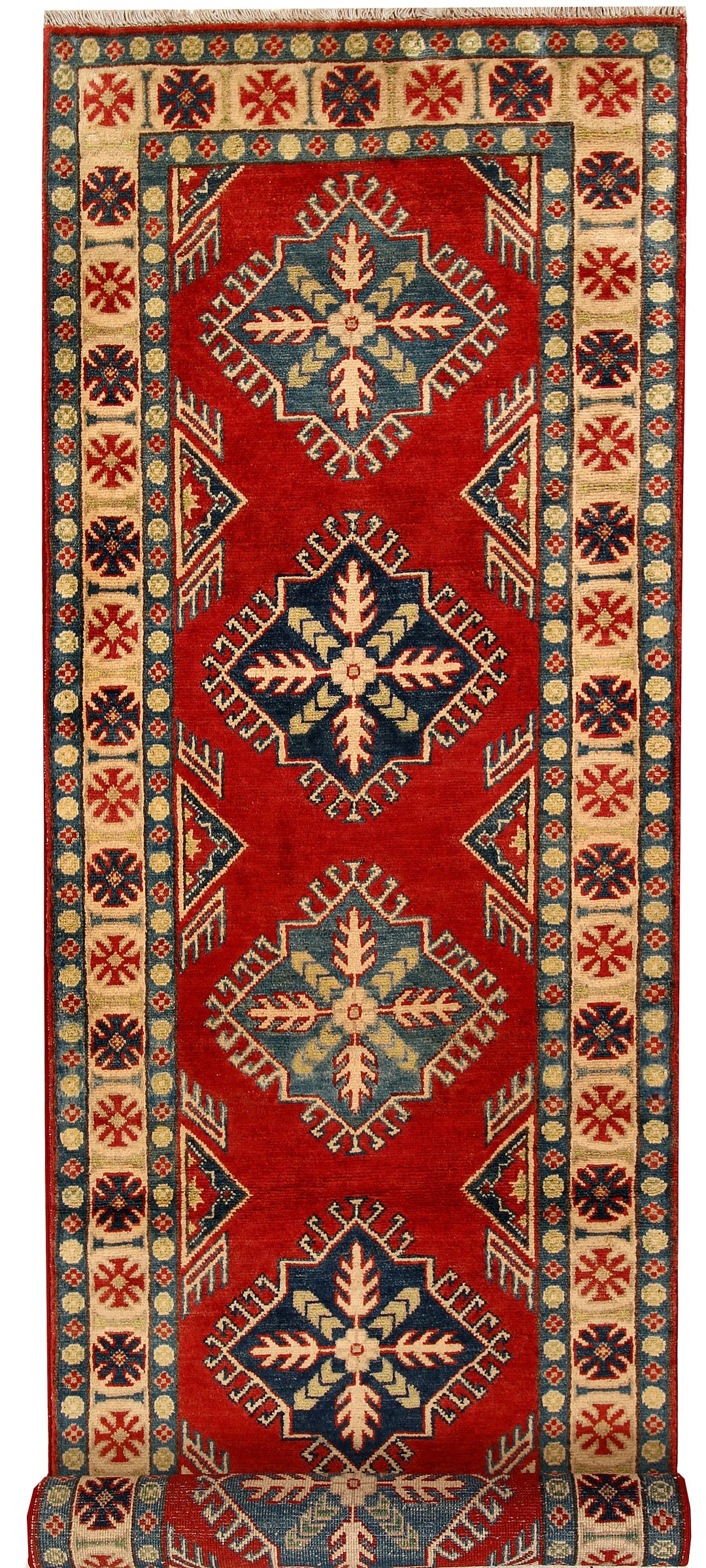 Red Kazak 2' 8 x 6' 11 - No. 68148 - ALRUG Rug Store