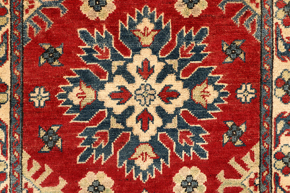 Firebrick Kazak 2' 6 x 9' 1 - No. 68149 - ALRUG Rug Store