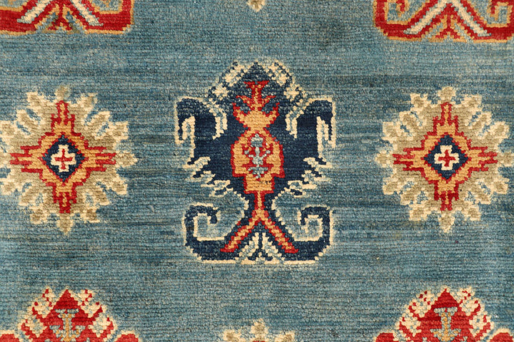 Light Slate Grey Kazak 2' 8 x 13' 1 - No. 68154 - ALRUG Rug Store