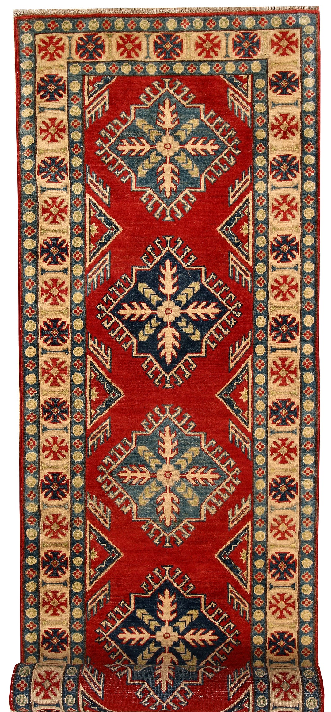 Firebrick Kazak 2' 9 x 9' 7 - No. 68156 - ALRUG Rug Store
