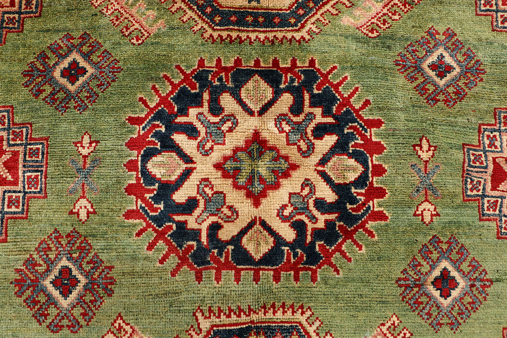 Olivedrab Kazak 5' 1 x 16' 9 - No. 68161 - ALRUG Rug Store