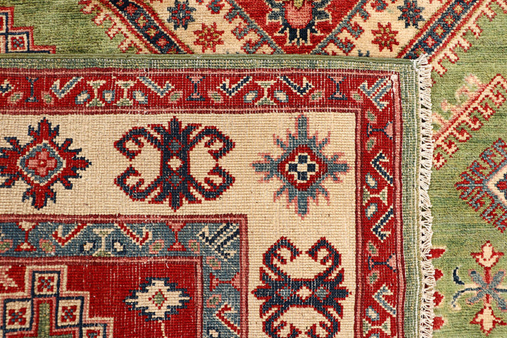 Olivedrab Kazak 5' 1 x 16' 9 - No. 68161 - ALRUG Rug Store