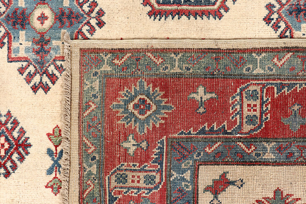 Bisque Kazak 4' 10 x 17' 1 - No. 68163 - ALRUG Rug Store