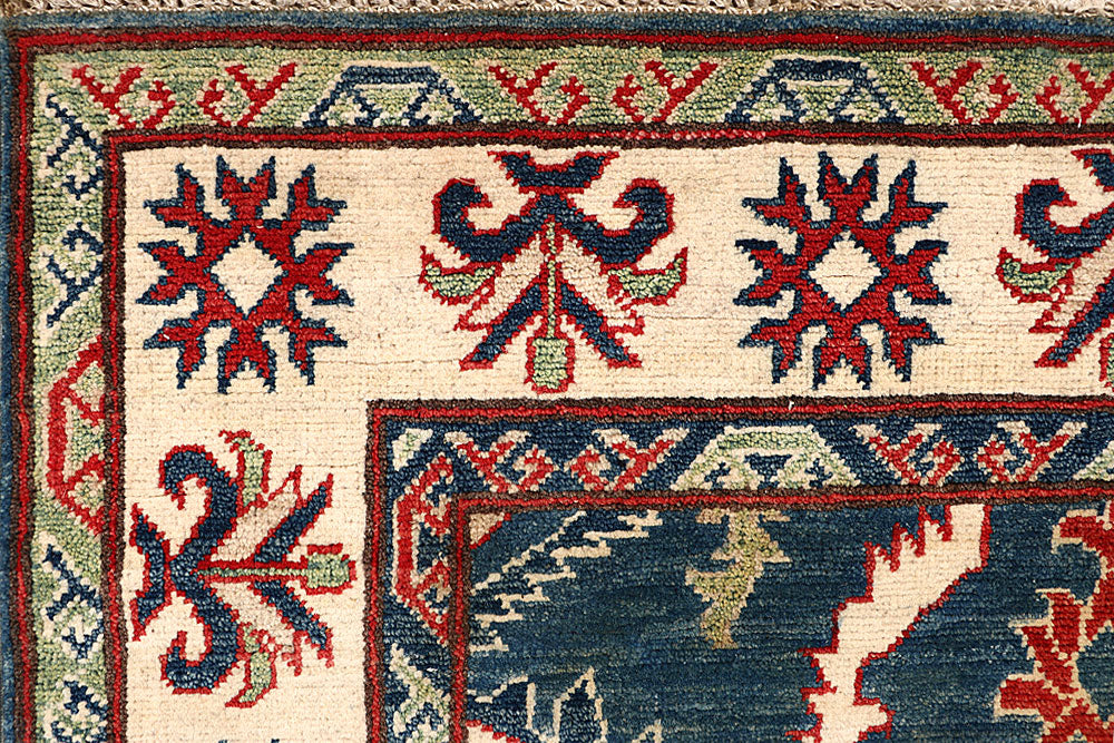 Slate Grey Kazak 3' 10 x 14' 1 - No. 68164 - ALRUG Rug Store