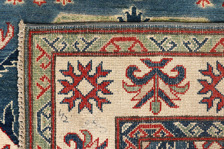 Slate Grey Kazak 3' 10 x 14' 1 - No. 68164 - ALRUG Rug Store