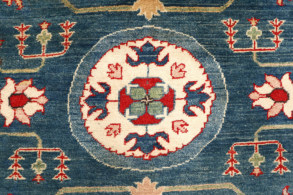 Slate Grey Kazak 3' 10 x 12' 2 - No. 68165 - ALRUG Rug Store