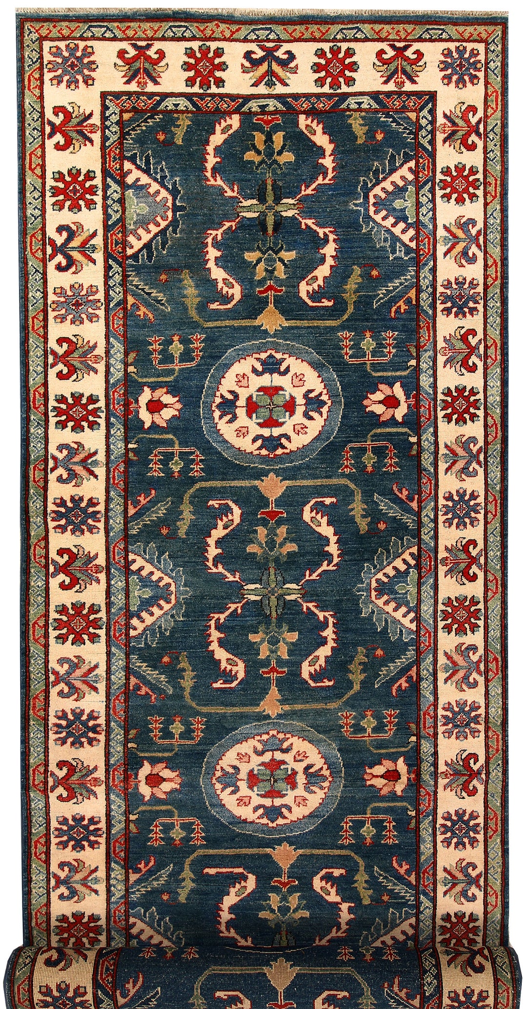 Slate Grey Kazak 3' 10 x 12' 2 - No. 68165 - ALRUG Rug Store