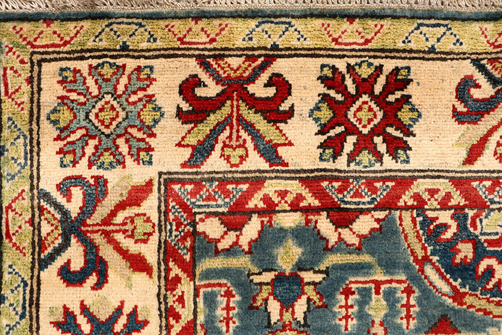 Grey Kazak 4' 1 x 14' - No. 68166 - ALRUG Rug Store