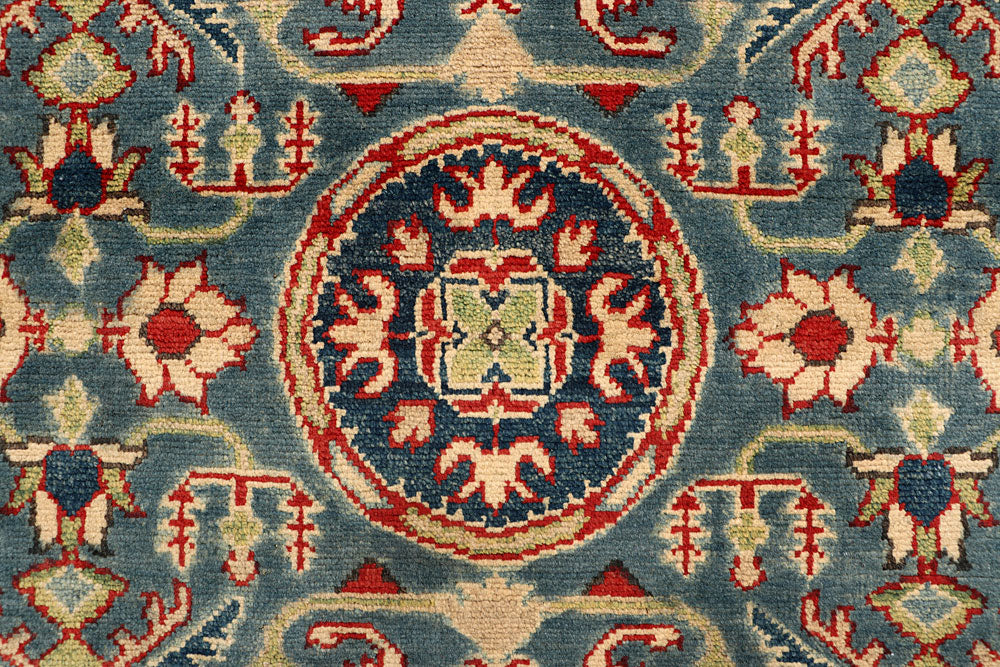 Grey Kazak 4' 1 x 14' - No. 68166 - ALRUG Rug Store