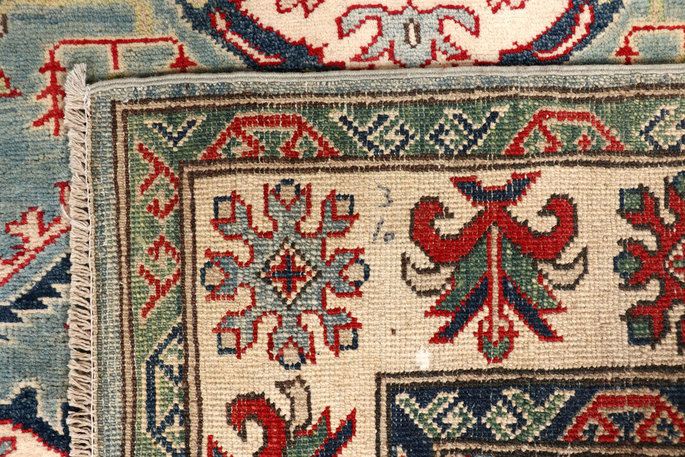 Grey Kazak 3' 10 x 12' 7 - No. 68168 - ALRUG Rug Store