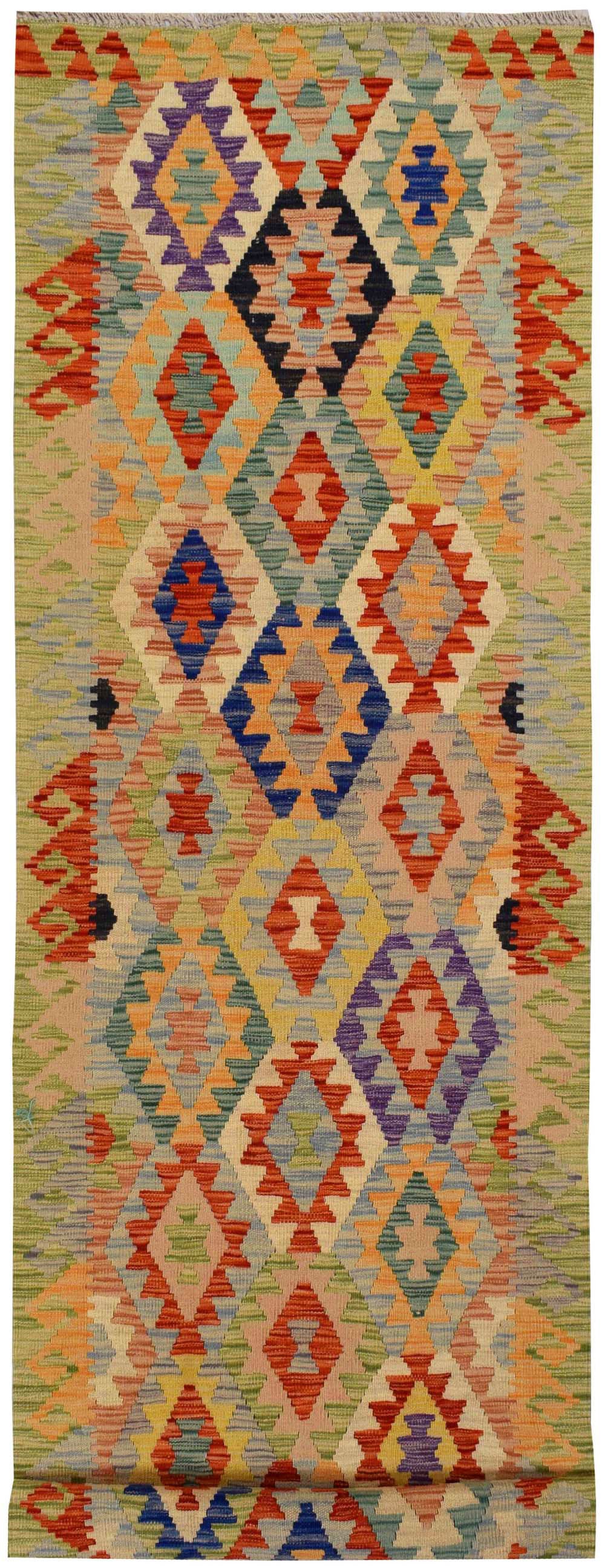 Multi Colored Kilim 2' 10 x 9' 11 - No. 68182 - ALRUG Rug Store