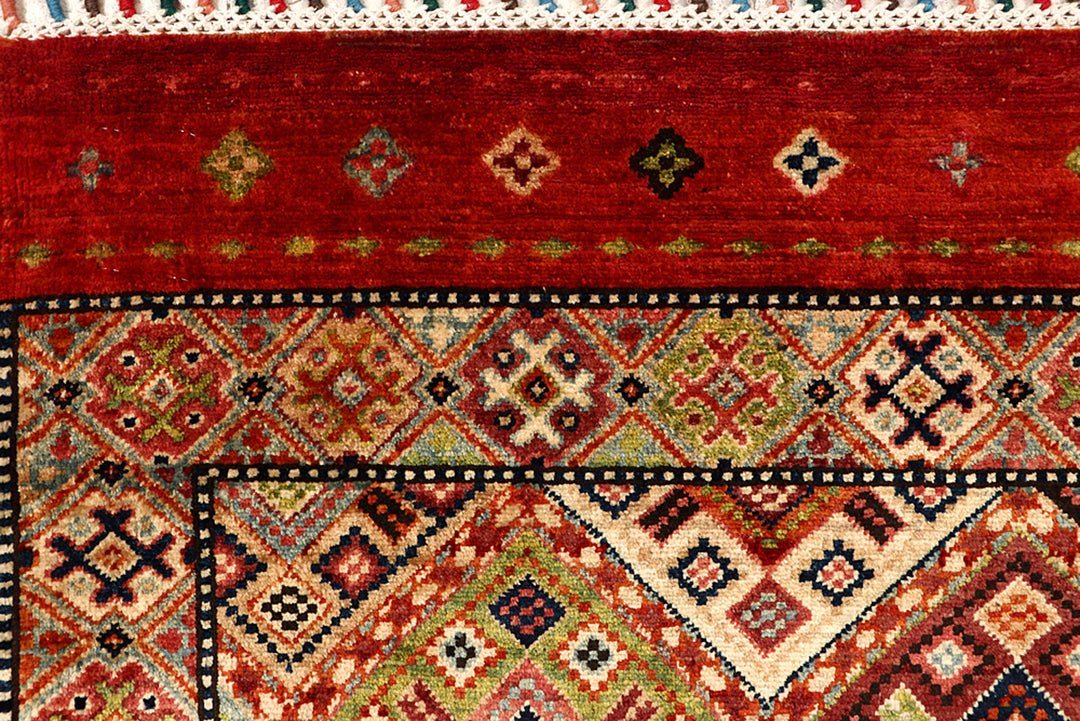 Multi Colored Kazak 6' 8 x 9' - No. 68185 - ALRUG Rug Store