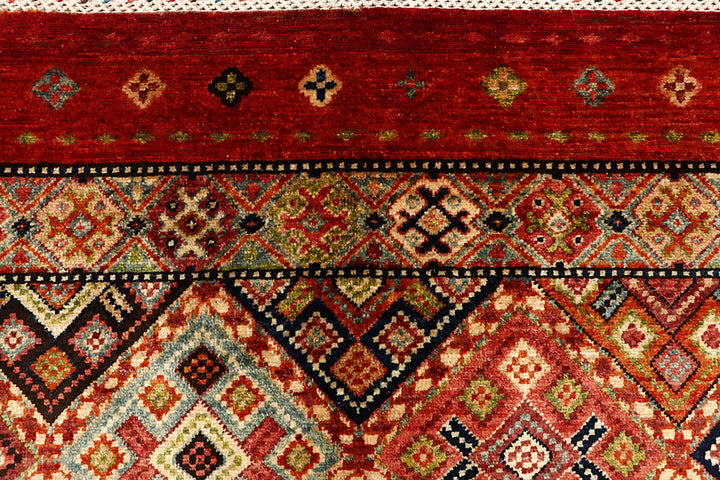 Multi Colored Kazak 6' 8 x 9' - No. 68185 - ALRUG Rug Store
