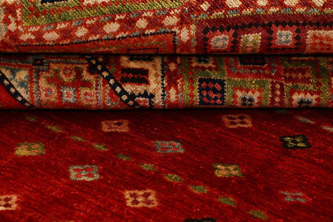 Multi Colored Kazak 6' 8 x 9' - No. 68185 - ALRUG Rug Store