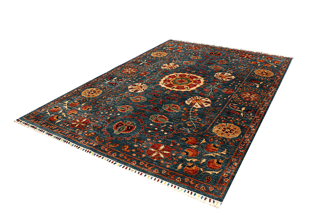 Multi Colored Kazak 6' 8 x 9' 5 - No. 68186 - ALRUG Rug Store