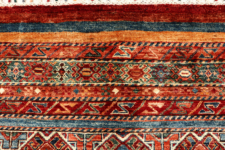 Multi Colored Kazak 7' x 10' 4 - No. 68188 - ALRUG Rug Store