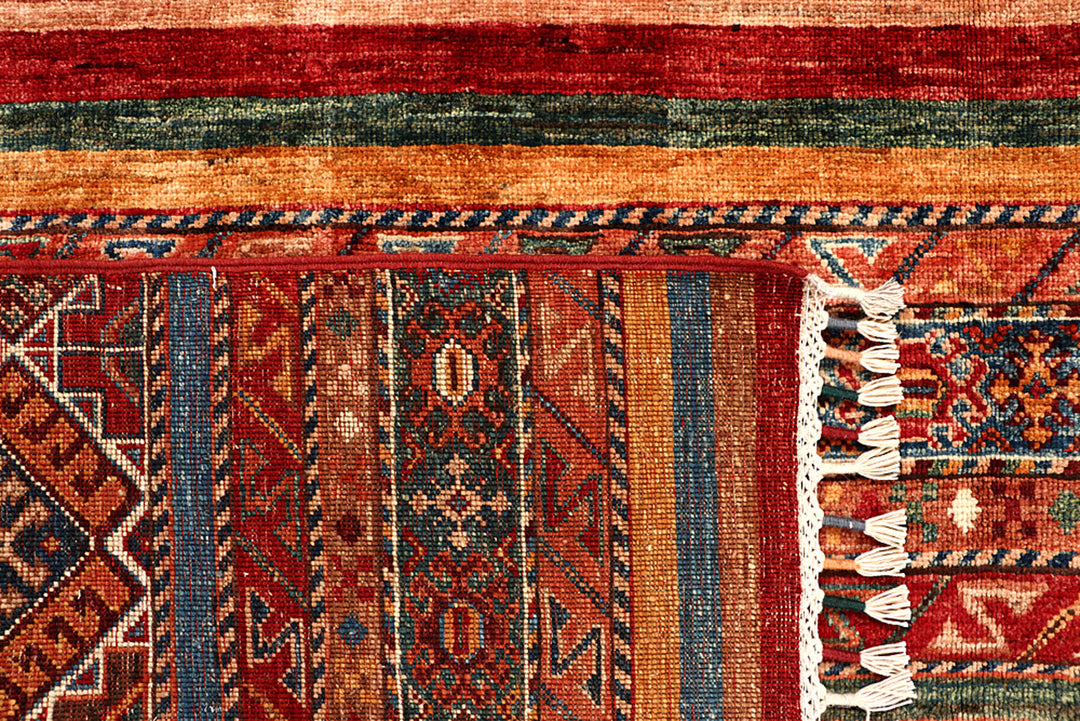 Multi Colored Kazak 7' x 10' 4 - No. 68188 - ALRUG Rug Store