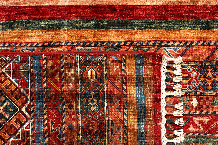 Multi Colored Kazak 7' x 10' 4 - No. 68188 - ALRUG Rug Store