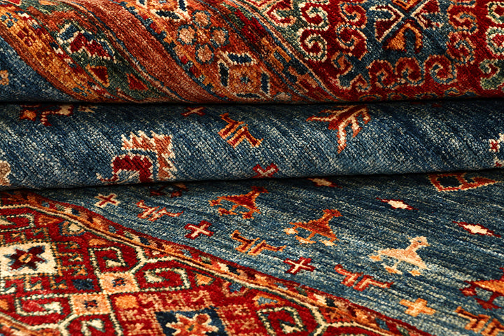 Multi Colored Kazak 6' 11 x 10' - No. 68189 - ALRUG Rug Store