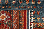 Multi Colored Kazak 6' 11 x 10' - No. 68189 - ALRUG Rug Store