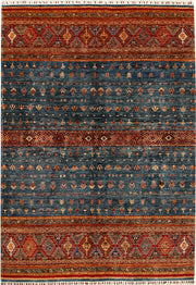 Multi Colored Kazak 6' 11 x 10' - No. 68189 - ALRUG Rug Store