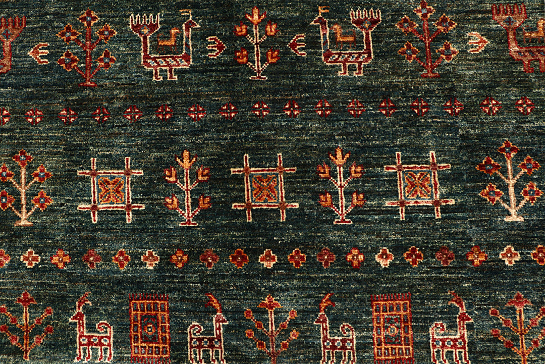 Multi Colored Kazak 6' 7 x 9' 9 - No. 68192 - ALRUG Rug Store