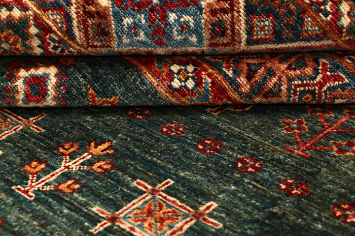 Multi Colored Kazak 6' 7 x 9' 9 - No. 68192 - ALRUG Rug Store
