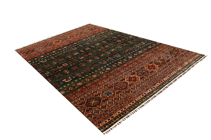 Multi Colored Kazak 6' 7 x 9' 9 - No. 68192 - ALRUG Rug Store