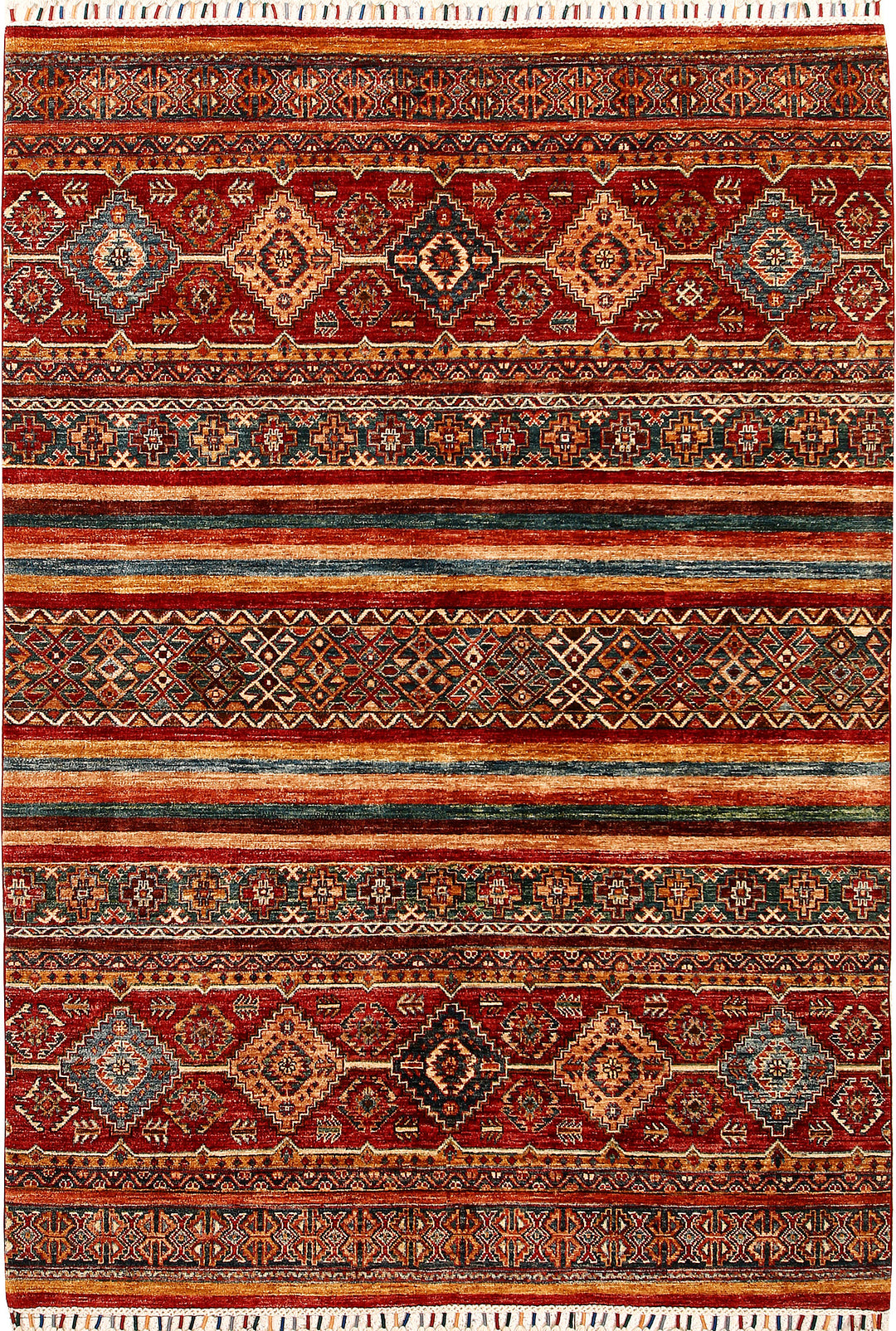 Multi Colored Kazak 5' 8 x 7' 11 - No. 68195 - ALRUG Rug Store