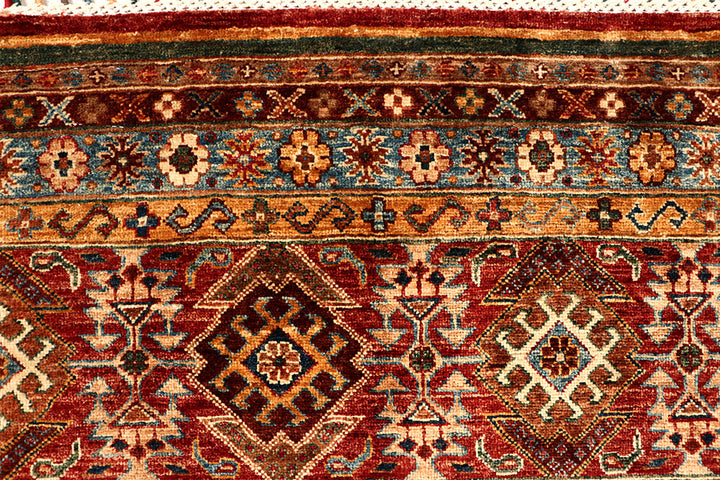 Multi Colored Kazak 5' 8 x 7' 8 - No. 68196 - ALRUG Rug Store