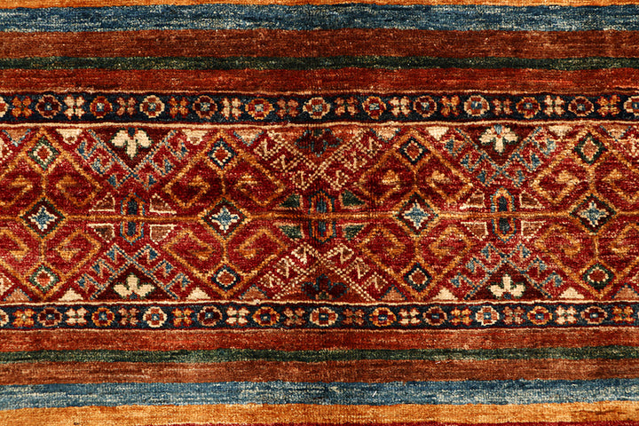 Multi Colored Kazak 5' 8 x 7' 8 - No. 68196 - ALRUG Rug Store