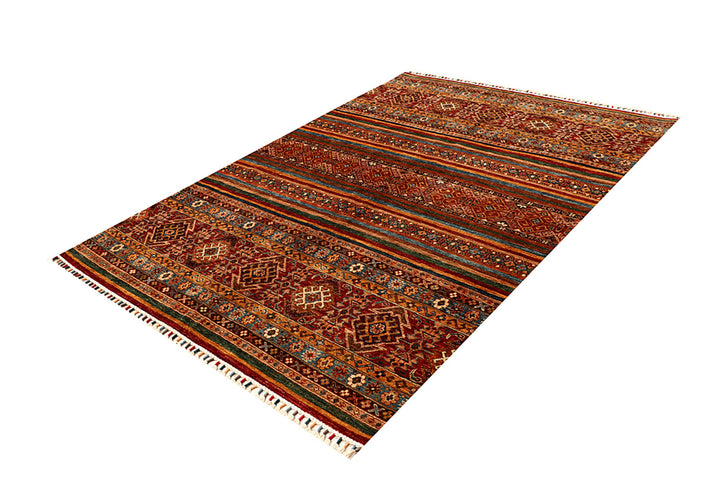 Multi Colored Kazak 5' 8 x 7' 8 - No. 68196 - ALRUG Rug Store