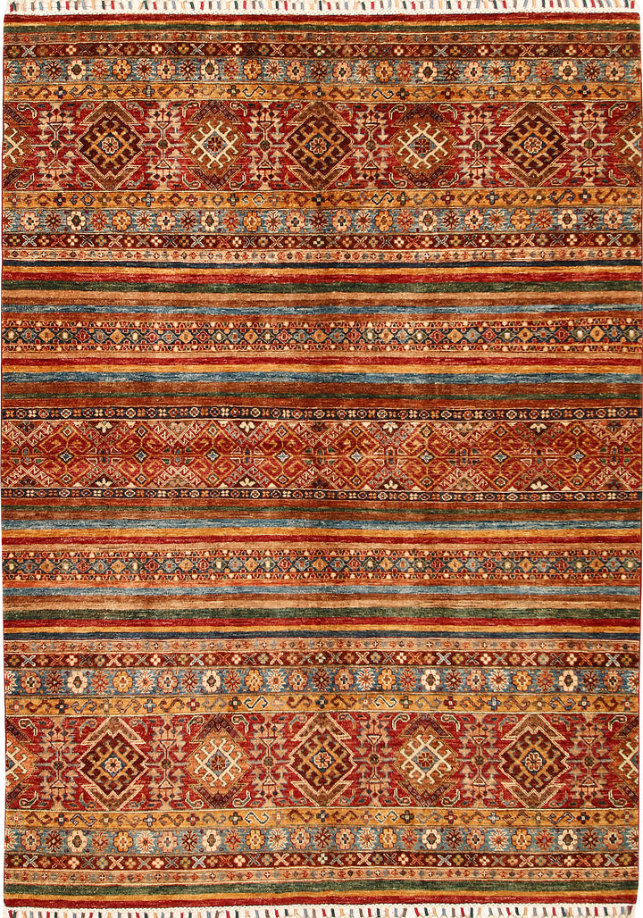Multi Colored Kazak 5' 8 x 7' 8 - No. 68196 - ALRUG Rug Store