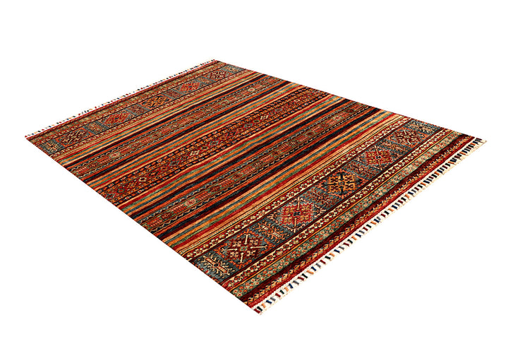Multi Colored Kazak 4' 11 x 6' 8 - No. 68199 - ALRUG Rug Store