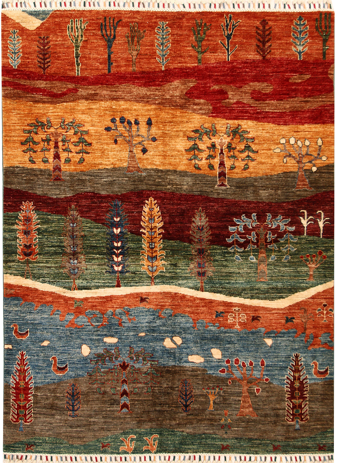 Multi Colored Kazak 5' x 6' 7 - No. 68200 - ALRUG Rug Store