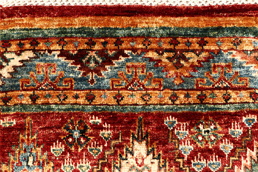 Multi Colored Kazak 2' 9 x 8' - No. 68207 - ALRUG Rug Store