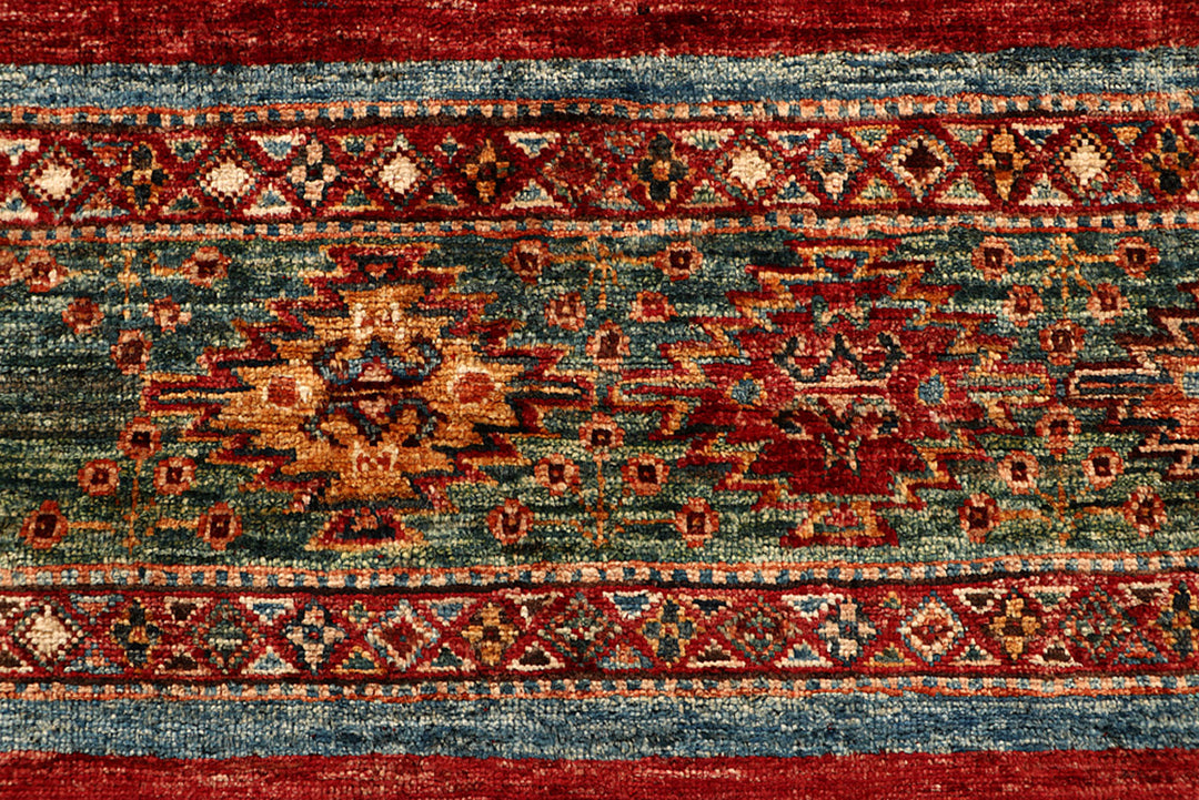 Multi Colored Kazak 2' 9 x 8' - No. 68207 - ALRUG Rug Store