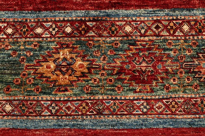 Multi Colored Kazak 2' 9 x 8' - No. 68207 - ALRUG Rug Store