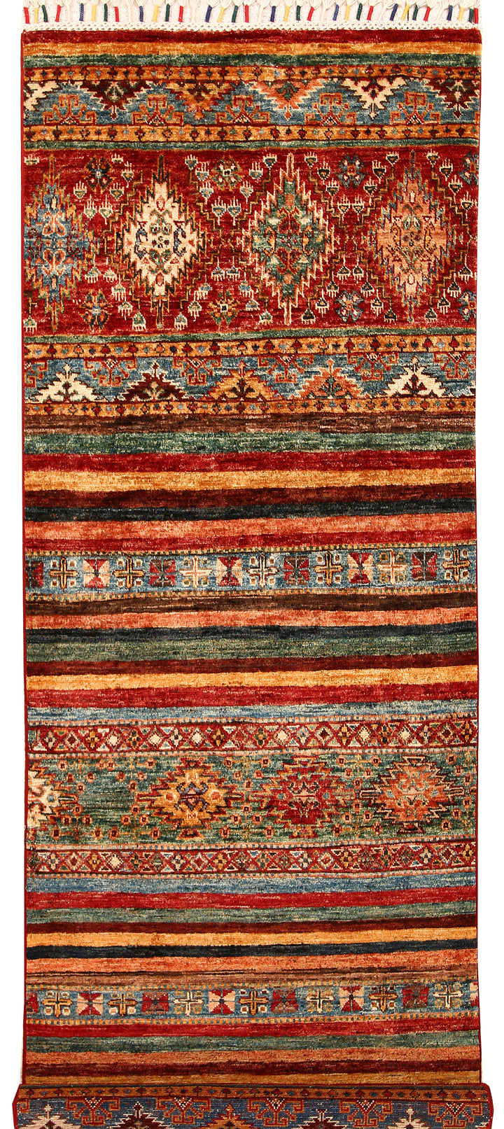 Multi Colored Kazak 2' 9 x 8' - No. 68207 - ALRUG Rug Store
