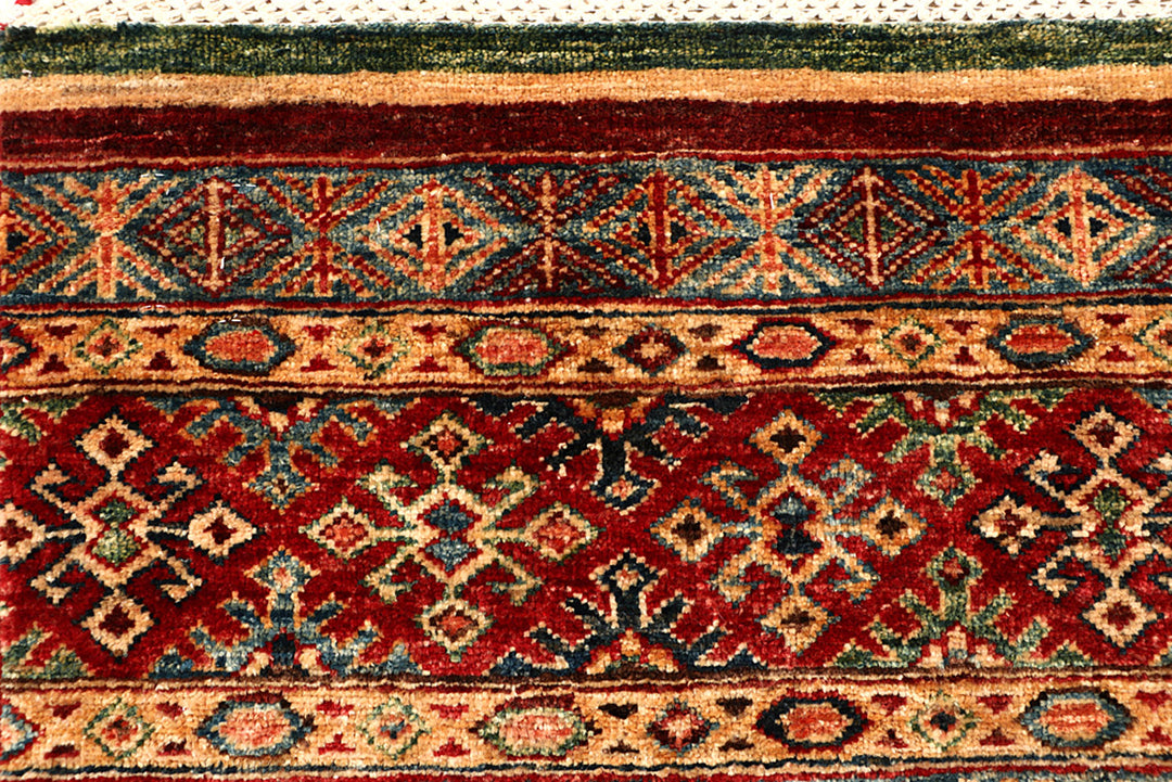 Multi Colored Kazak 2' 8 x 9' 4 - No. 68208 - ALRUG Rug Store