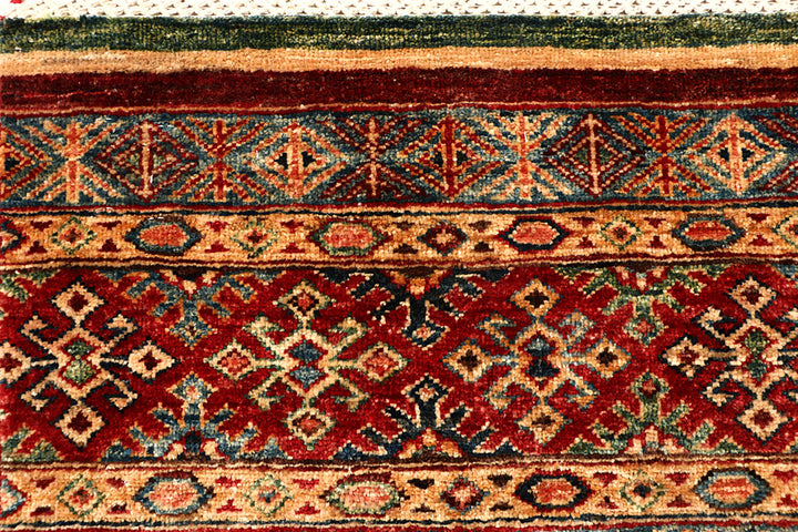 Multi Colored Kazak 2' 8 x 9' 4 - No. 68208 - ALRUG Rug Store